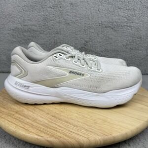 Brooks Glycerin 21 Mens 10 White Road Running Shoes Gym Cushion 1104191D151